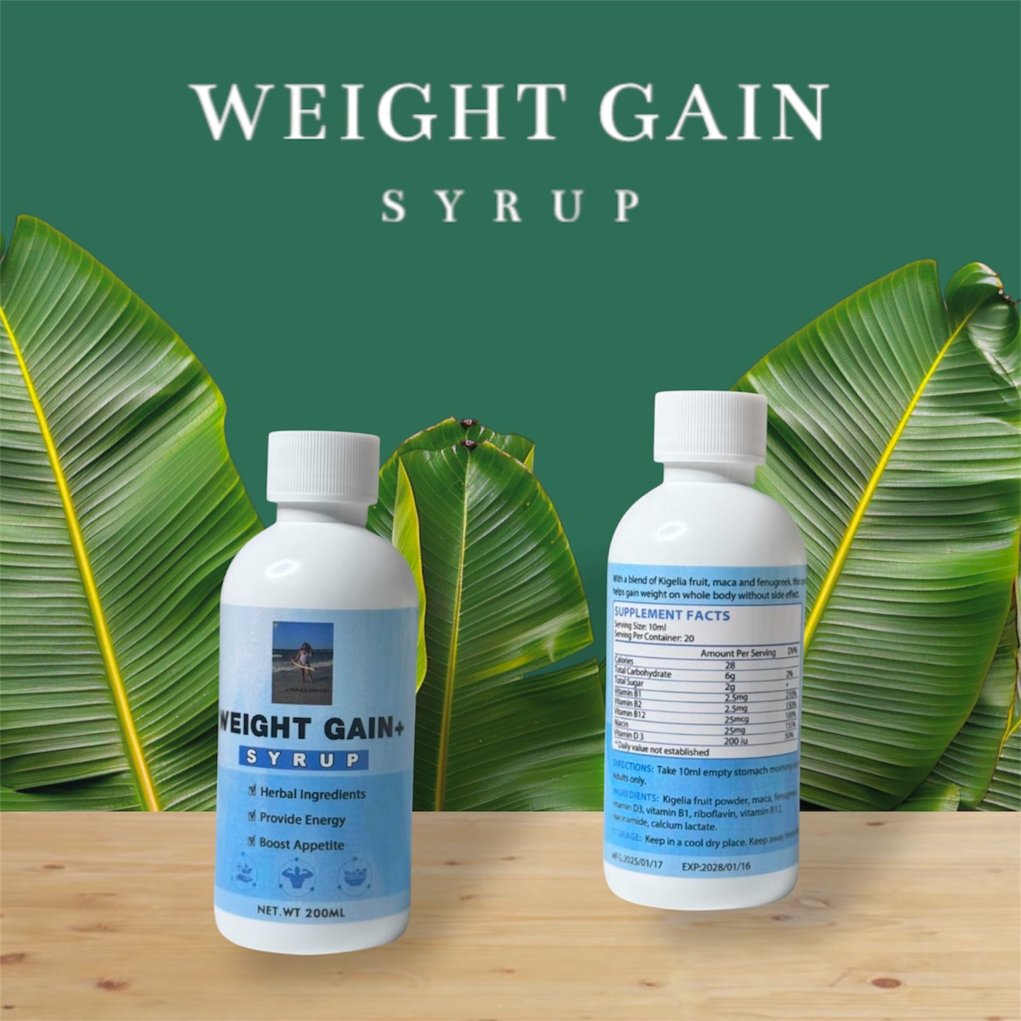 SYRUP WEIGHT GAIN