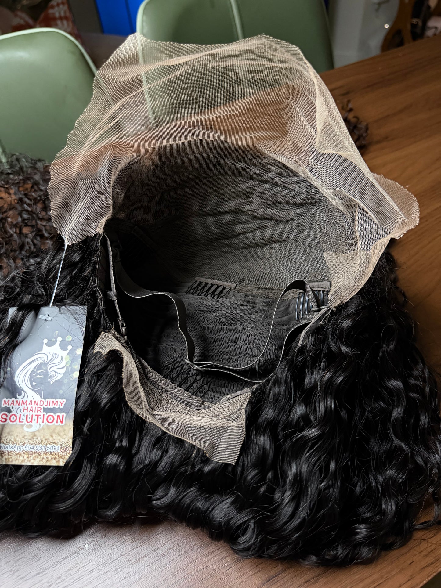 WATER WAVE 13X6 200 DENSITY HUMAIN HAIR