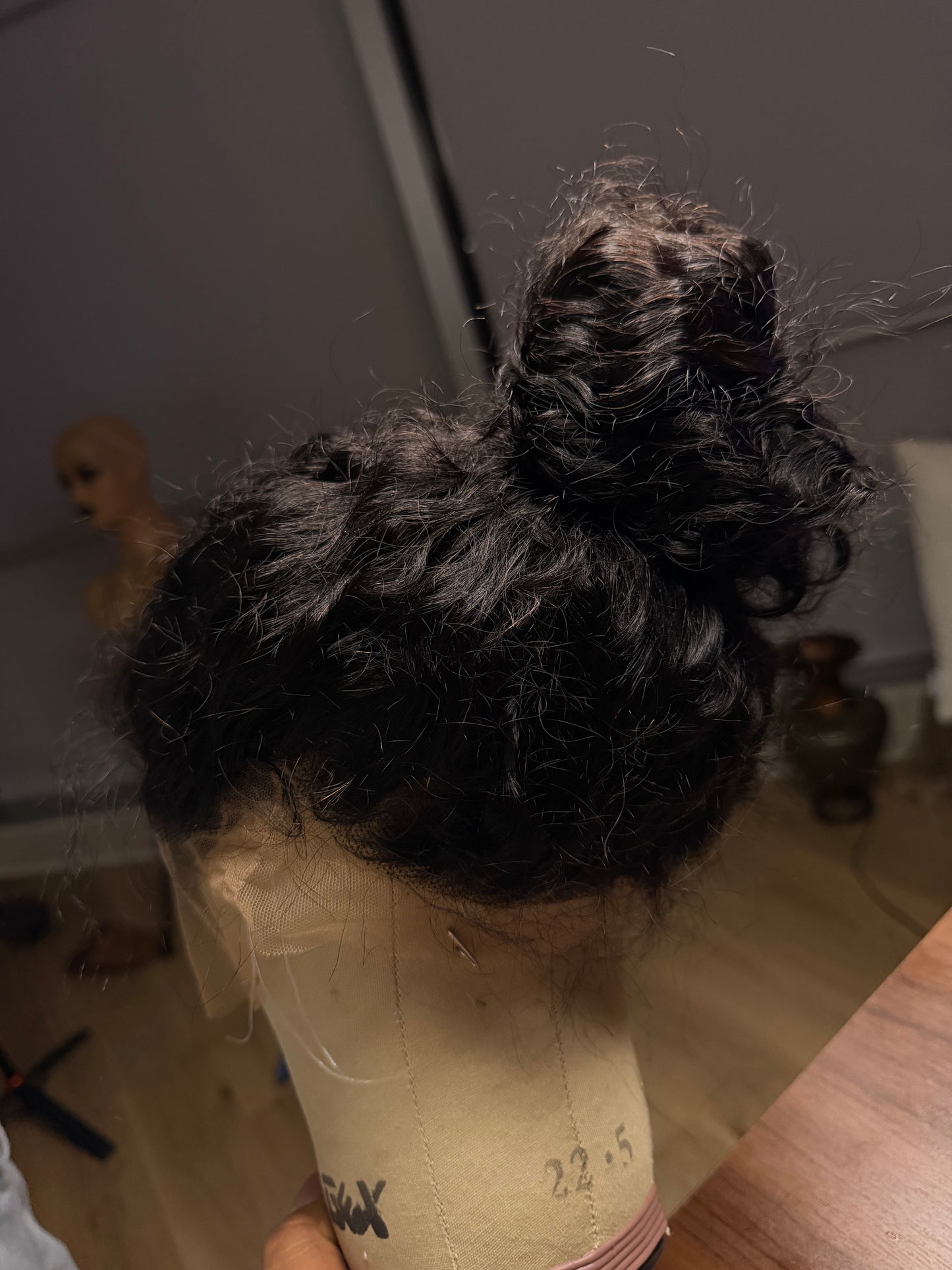 360 GLUELESS WIG CURLY 200 DENSITY